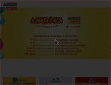 Tablet Screenshot of amigosdasorte.com